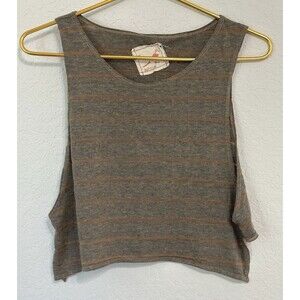 Daftbird Womens Medium Cropped Top Knit Layer Knot  Back Layer Casual